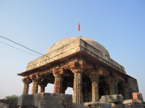 Harshat Mata temple, the oldest one we've seen in India and one of the most exquisite. 