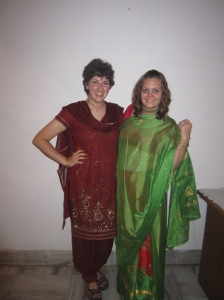 Kaitlyn and I were the showstoppers of Diwali in Jaipur.